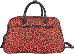 Seaside Serenity 21-Inch Carry-On Rolling Duffel Bag - Internal Retractable Handle, Smooth-Rolling in-Line Skate Wheels, Removable Shoulder Strap, Multiple Pockets
