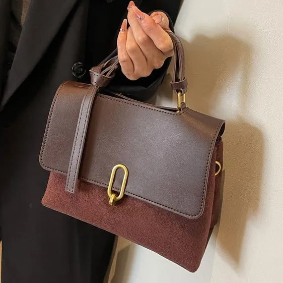 Senior handbag for women Autumn Winter 2024 new popular shoulder bag retro niche crossbody commuter bag