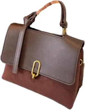 Senior handbag for women Autumn Winter 2024 new popular shoulder bag retro niche crossbody commuter bag