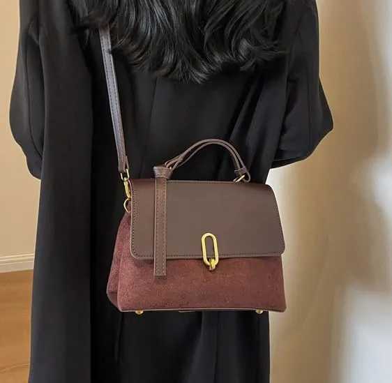 Senior handbag for women Autumn Winter 2024 new popular shoulder bag retro niche crossbody commuter bag