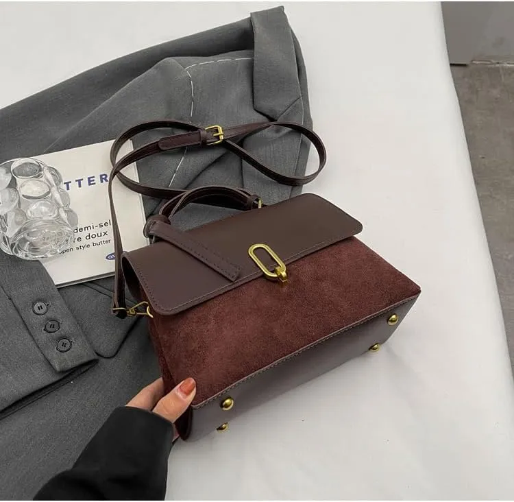 Senior handbag for women Autumn Winter 2024 new popular shoulder bag retro niche crossbody commuter bag