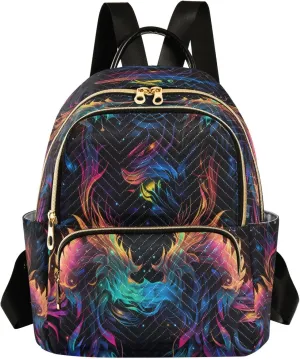 senya Symbolic Use Of Animals Women Backpack Purse Travel Daypack Shoulder Bag
