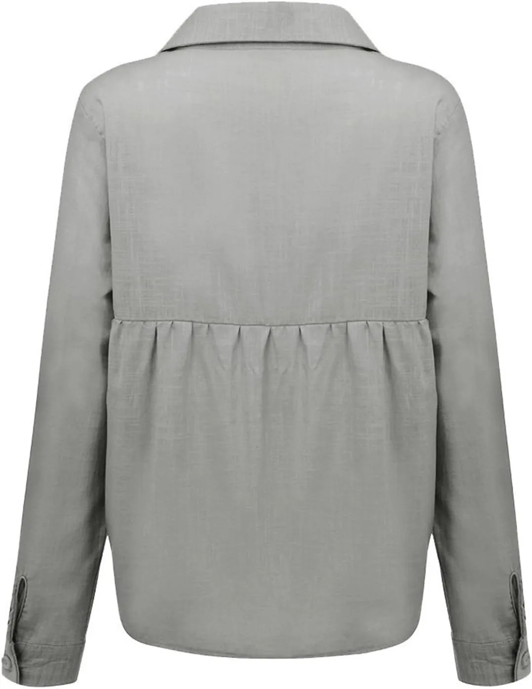 Shirts for Women Stand Up Collar Button Cotton Long Sleeved Shirt Blouse Shopping Online Rodeo Outfit for Women