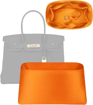 Silky Smooth Purse Organizer for Hermes Birkin 20/25/30/35/40 Bags-Lightweight Luxury Handbag Insert with Soft Touch Inner Liner(Custom,BK20)
