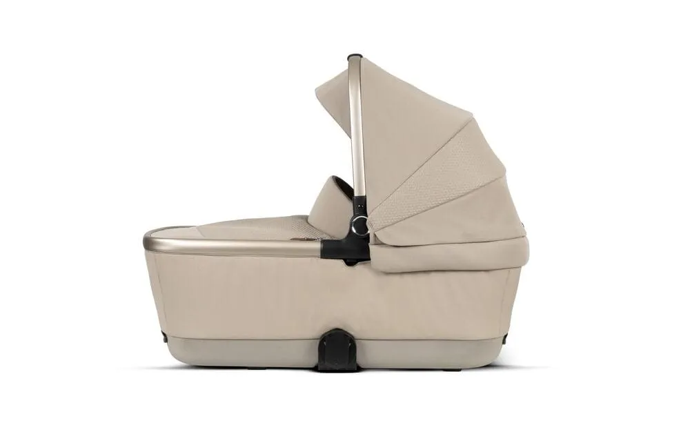 Silver Cross Dune Pushchair with First Bed Folding Carrycot - Stone