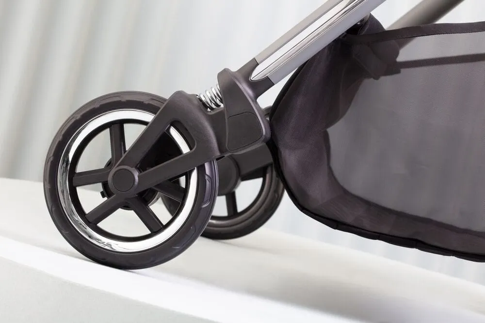 Silver Cross Dune Pushchair with First Bed Folding Carrycot - Stone