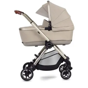 Silver Cross Dune Pushchair with First Bed Folding Carrycot - Stone