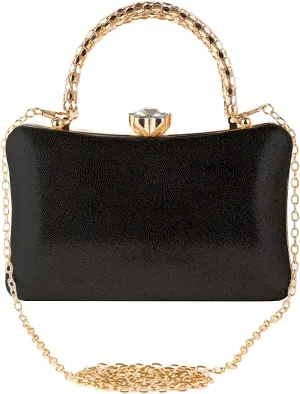 Simcat Clutch Purses for Women, Rhinestone Sparkling Evening Handbags Wedding Clutch Bag for Formal Party Prom