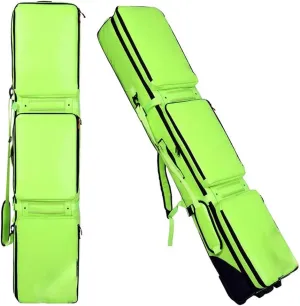 Ski Backpack with Wheels, Rolling Snowboard Travel Backpack for Ski Gear, Mobile Backpack for Ski Snowboarding, Multi Ski/Snowboard Carrying Backpack, Skis Snowboard & Accessories