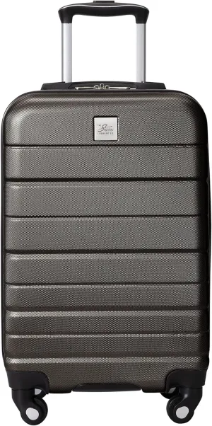Skyway Epic 2.0 Hardside Lightweight and Durable ABS Shell Luggage, Spacious with Dual Spinning Wheels, Comfort Grip and Expandable, Men and Women