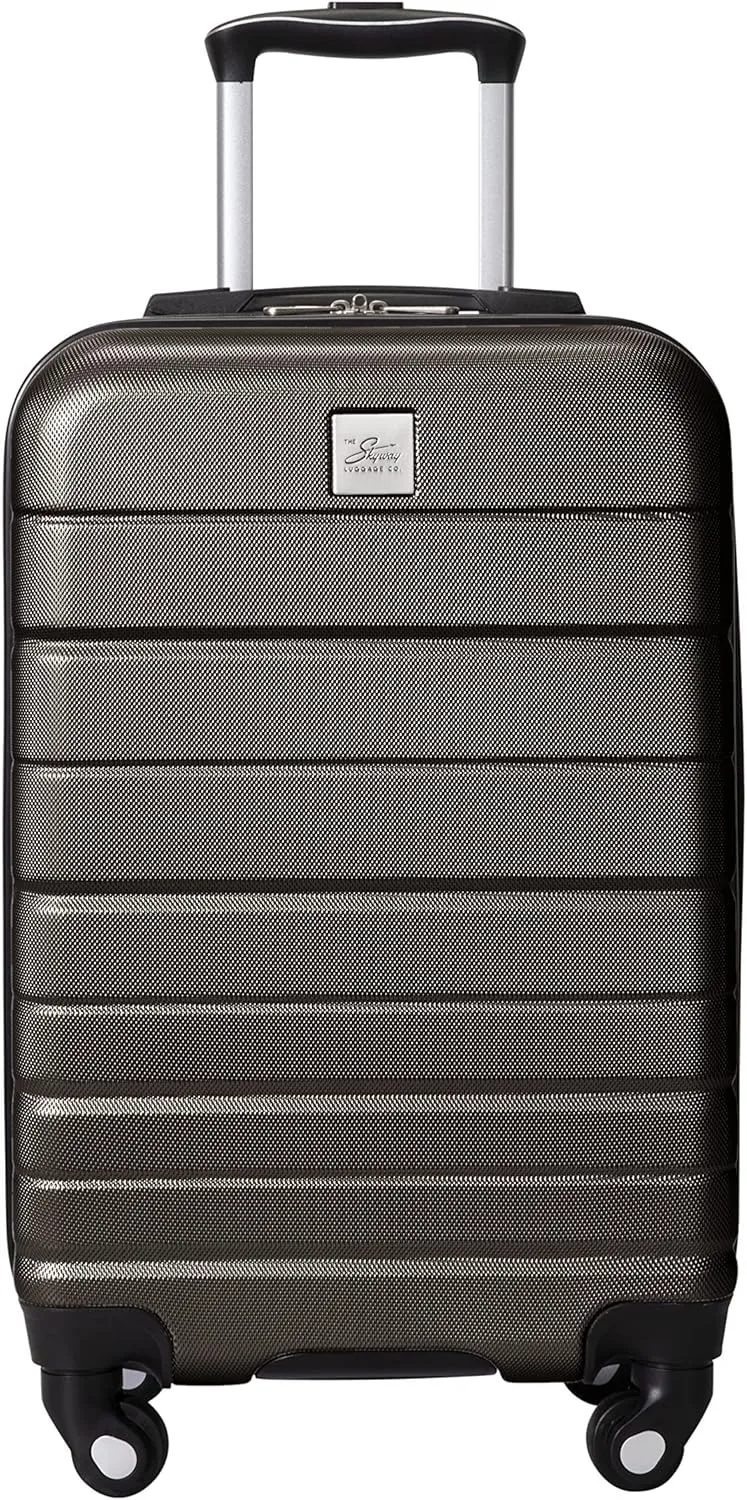 Skyway Epic 2.0 Hardside Lightweight and Durable ABS Shell Luggage, Spacious with Dual Spinning Wheels, Comfort Grip and Expandable, Men and Women