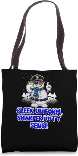 Sleek Uniform Sharper Duty Sense Funny Humor Tote Bag