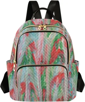 Small Backpack for Women Quilted Backpack Fashion Shoulder Bag Casual Daypack with Leather Carrying Handle(Pattren 2)