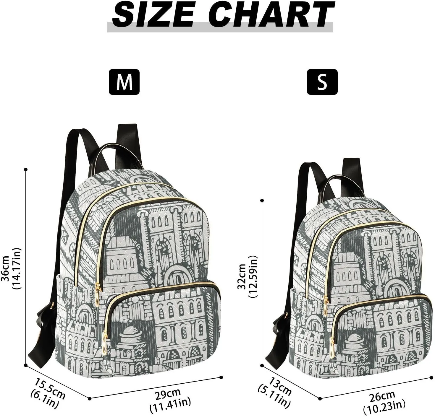 Small Backpack for Women Quilted Backpack Fashion Shoulder Bag Casual Daypack(Pattren 4)