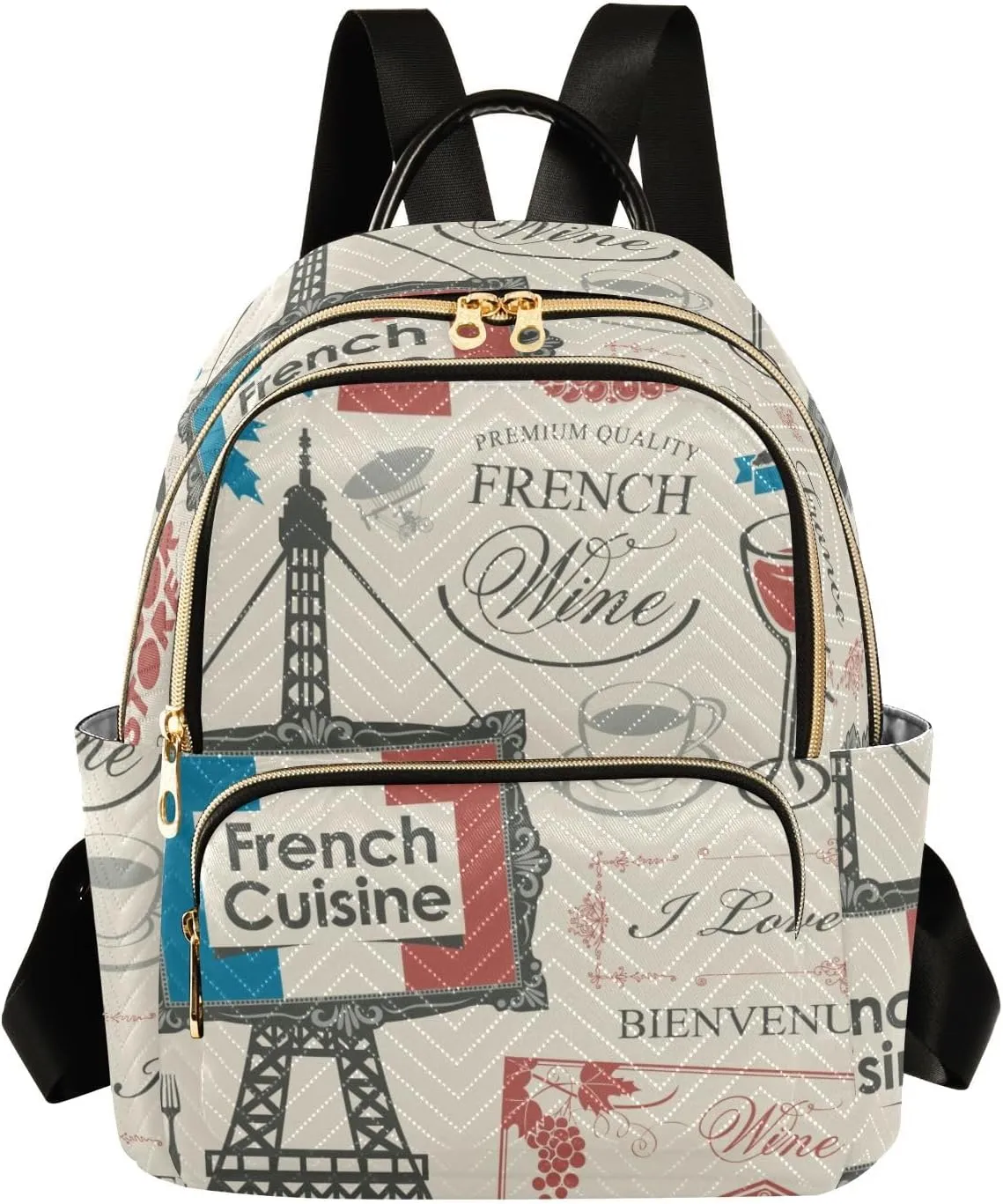 Small Backpack for Women Quilted Backpack Fashion Shoulder Bag Casual Daypack(Pattren 5)