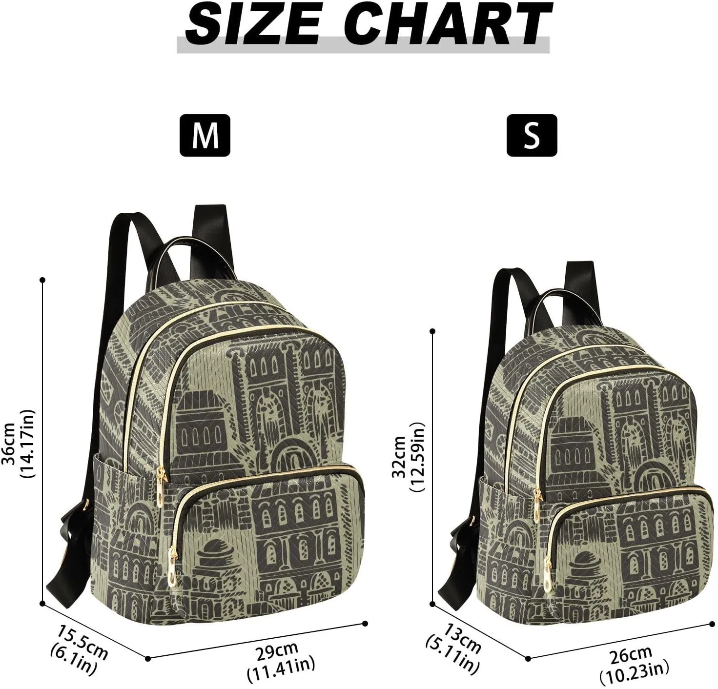 Small Backpack for Women Quilted Backpack Fashion Shoulder Bag Casual Daypack(Pattren 6)