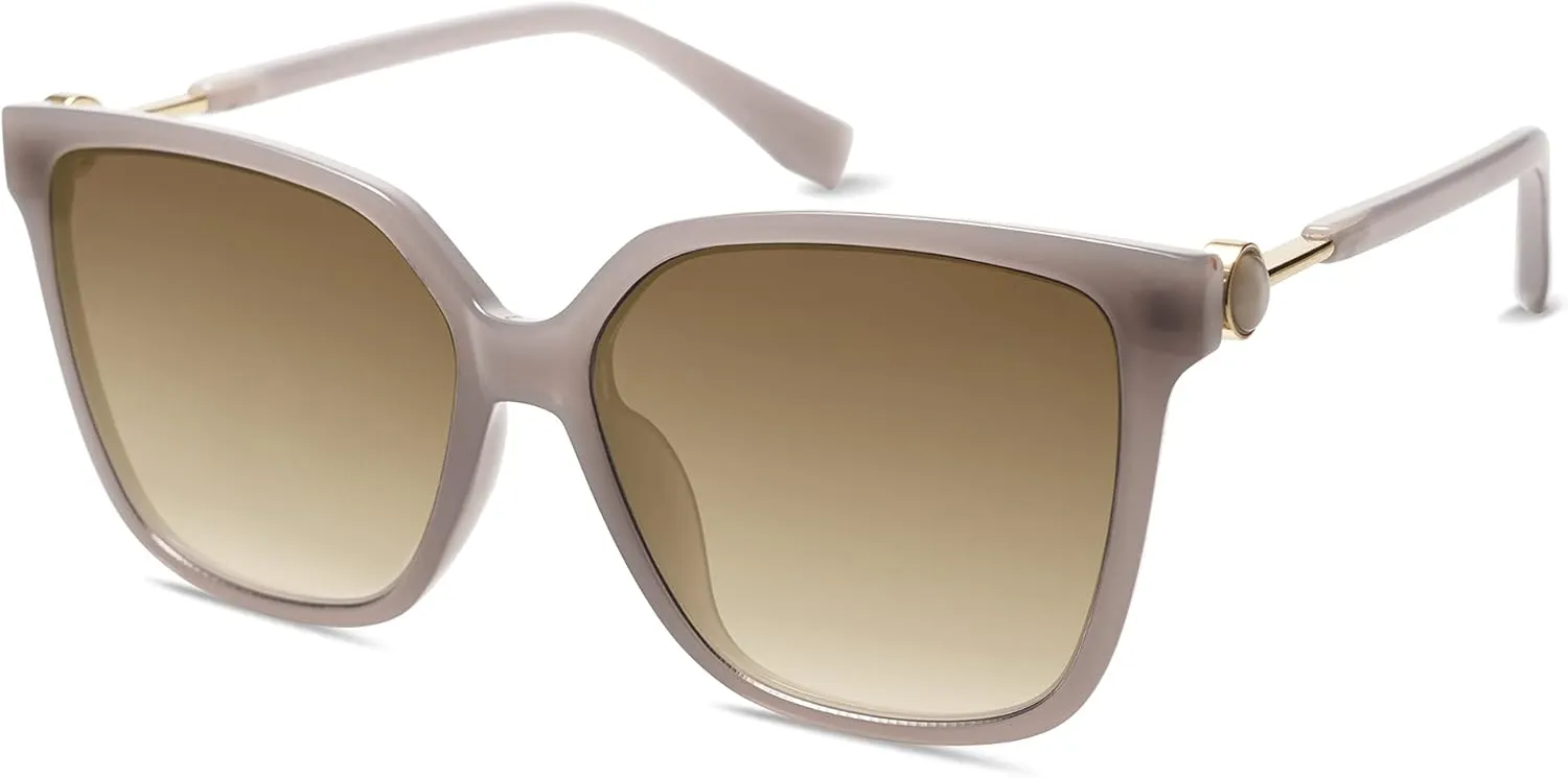 SOJOS Fashion Square Sunglasses for Women Trendy UV Protection Lens Womens Sunnies Sunglasses SJ2196