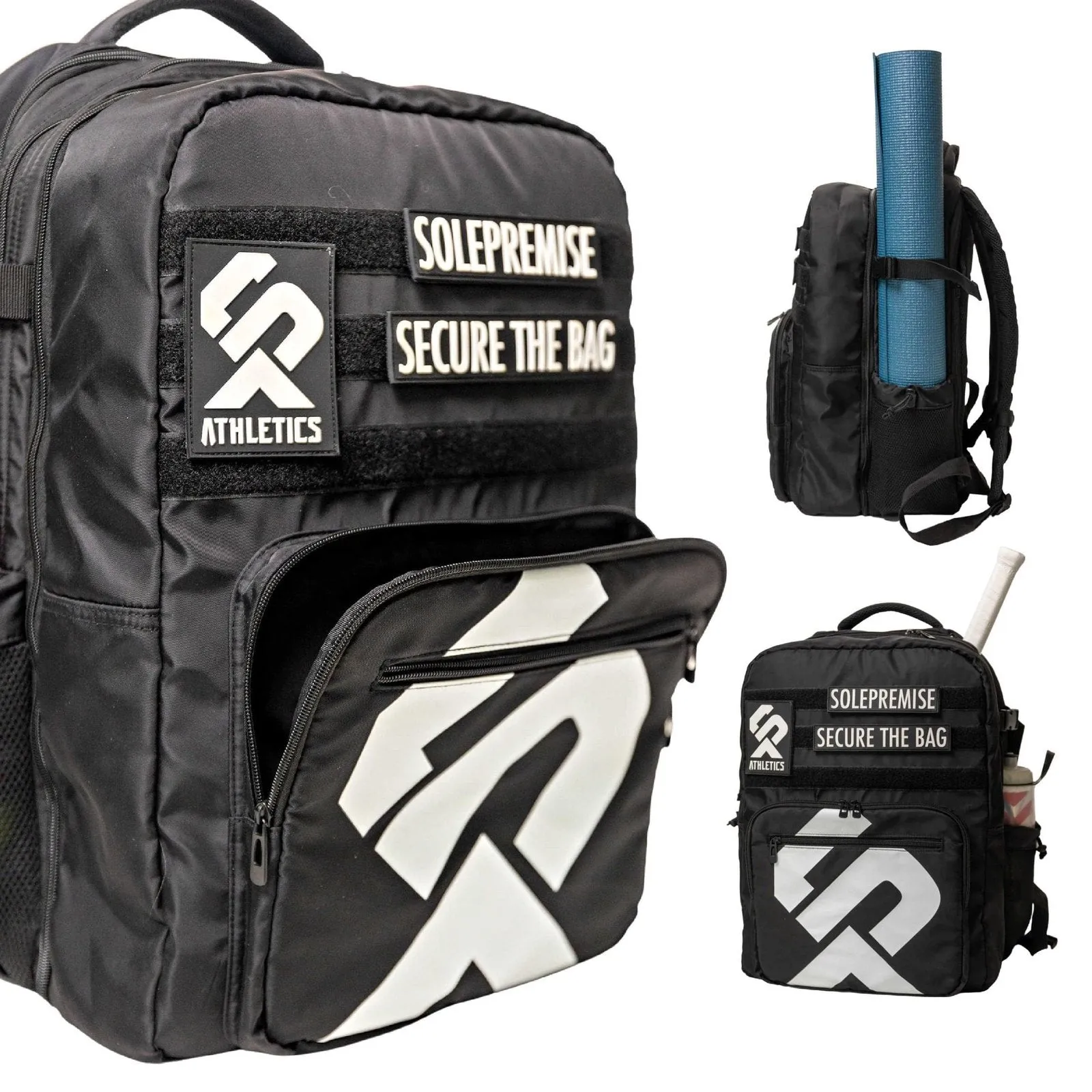 Sole Premise Gym Tactical Backpack (Tennis, Gym, Basketball, Baseball, Pickleball, Yoga, Travel)
