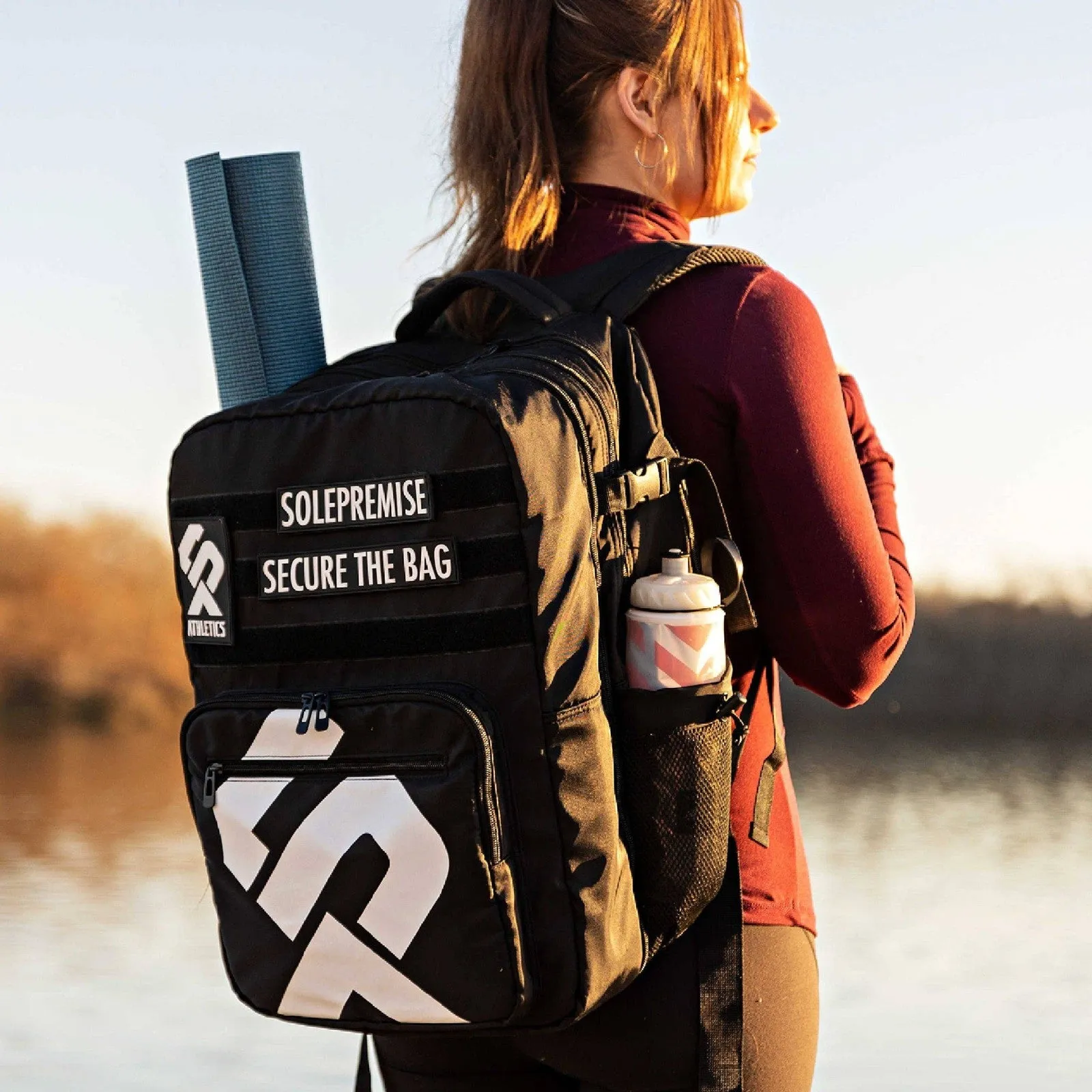 Sole Premise Gym Tactical Backpack (Tennis, Gym, Basketball, Baseball, Pickleball, Yoga, Travel)