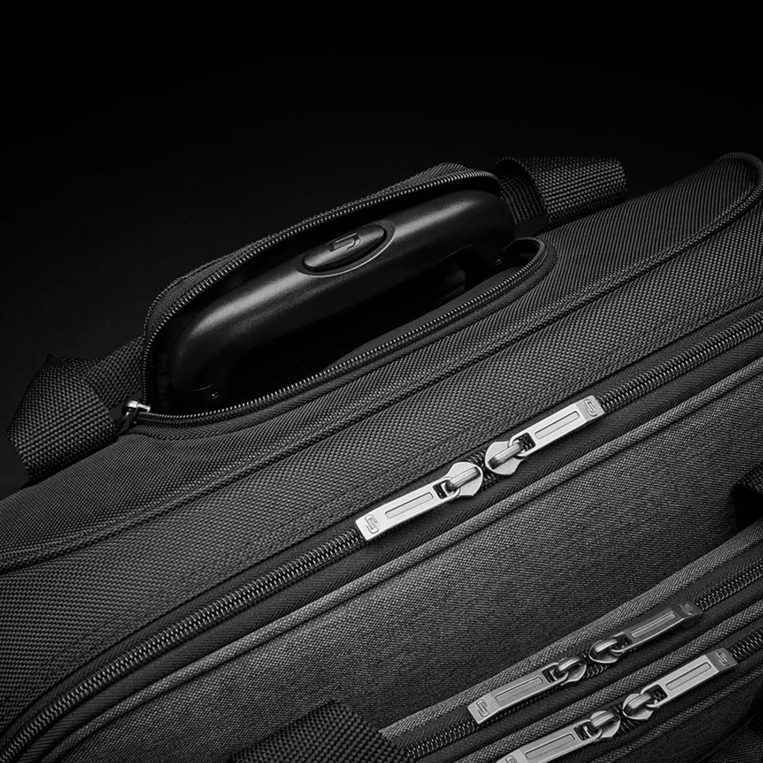 Solo New York Rolling Case with Wheels - Roller Laptop Bag, Wheeled Briefcase for Women & Men, Carry On Size for Travel, Fits 17.3" Computer - Bryant, Grey
