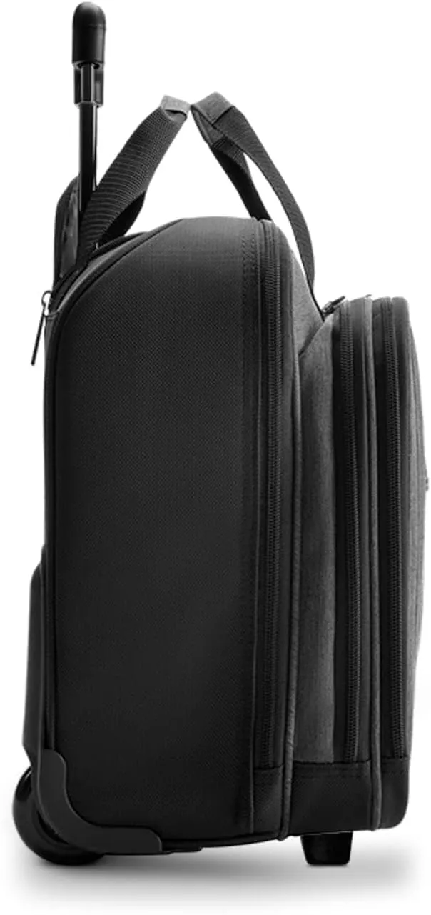 Solo New York Rolling Case with Wheels - Roller Laptop Bag, Wheeled Briefcase for Women & Men, Carry On Size for Travel, Fits 17.3" Computer - Bryant, Grey