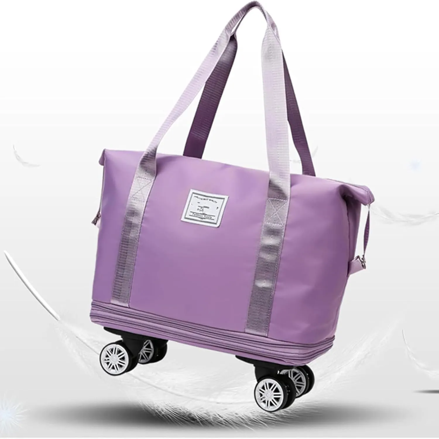 Sparkhomez Travel Bag with Wheels, 2025 New Large Capacity Travel Bags, Travel Bag with Wheel Carry on Flight Approved, Wheel-Equipped (dark blue)