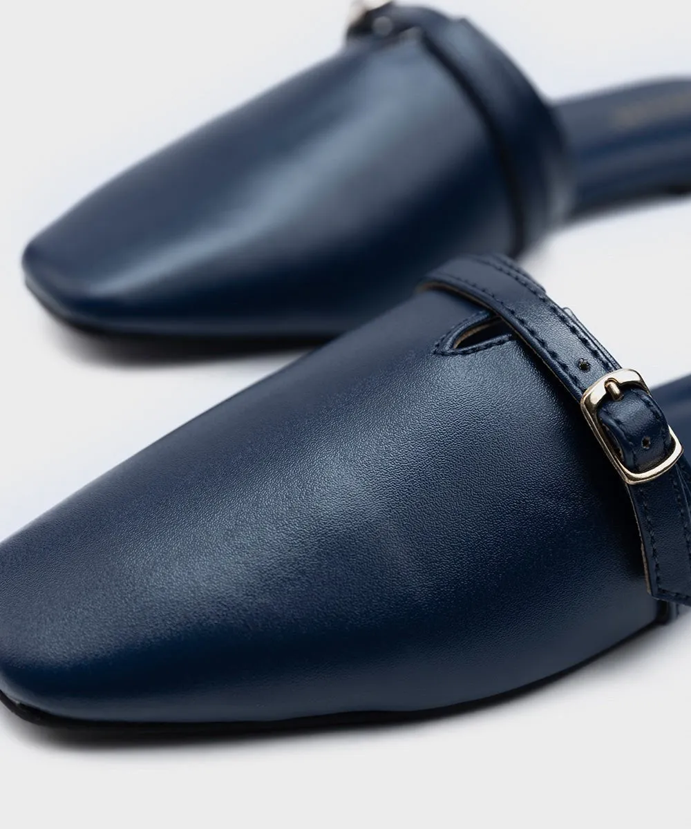 Square-Toe Mules