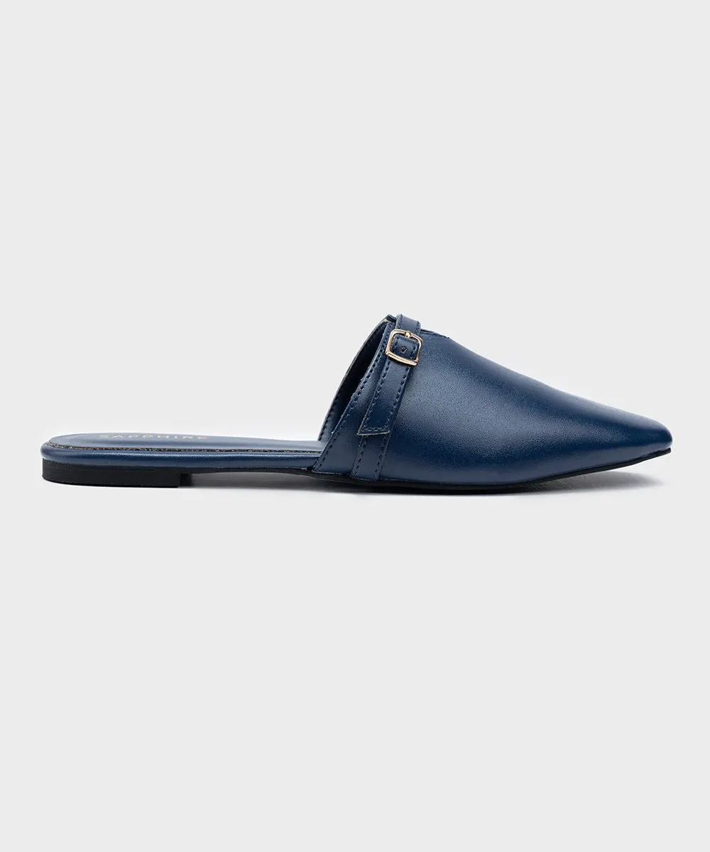 Square-Toe Mules
