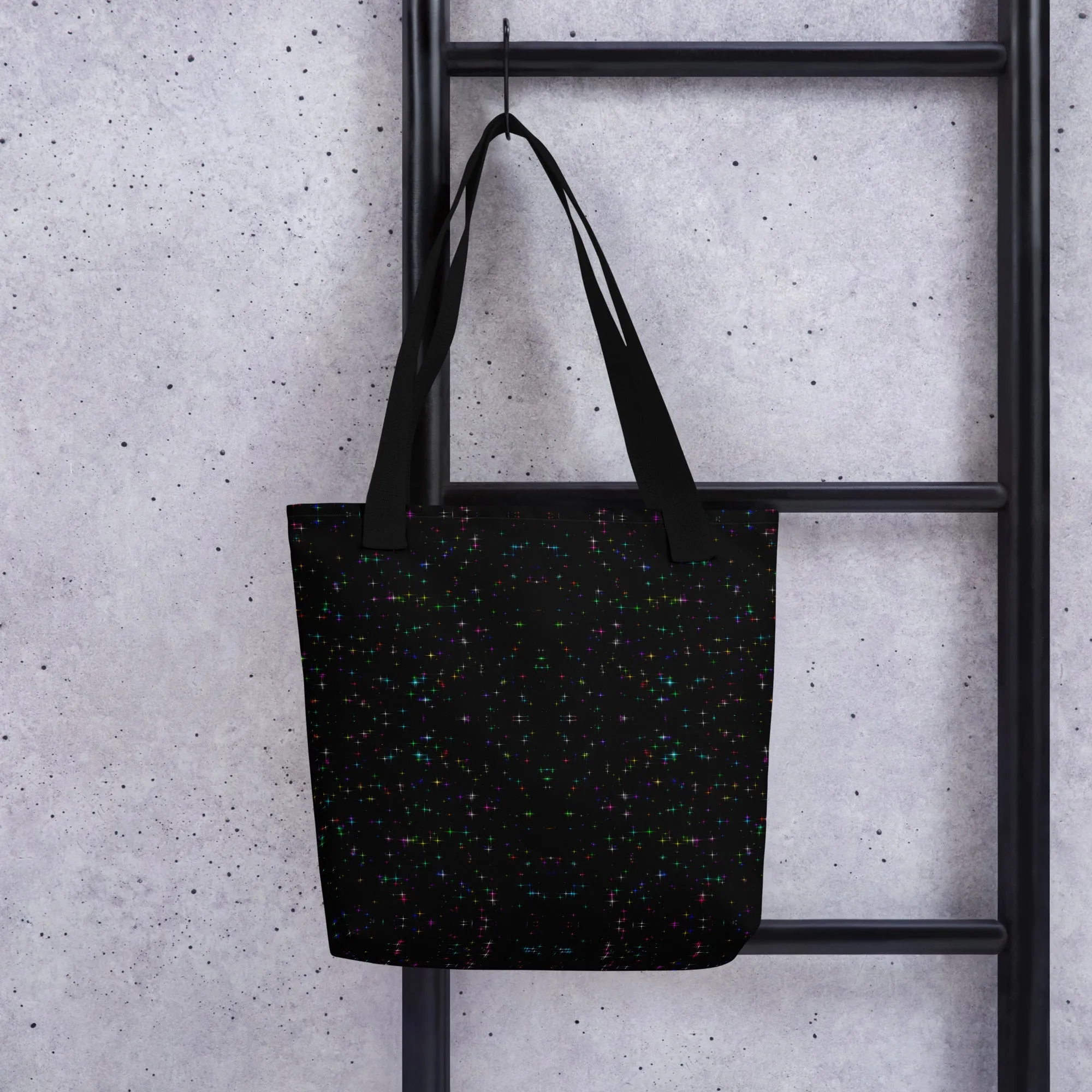 Starry Night Mandala Sky All Over Print Tote Bag