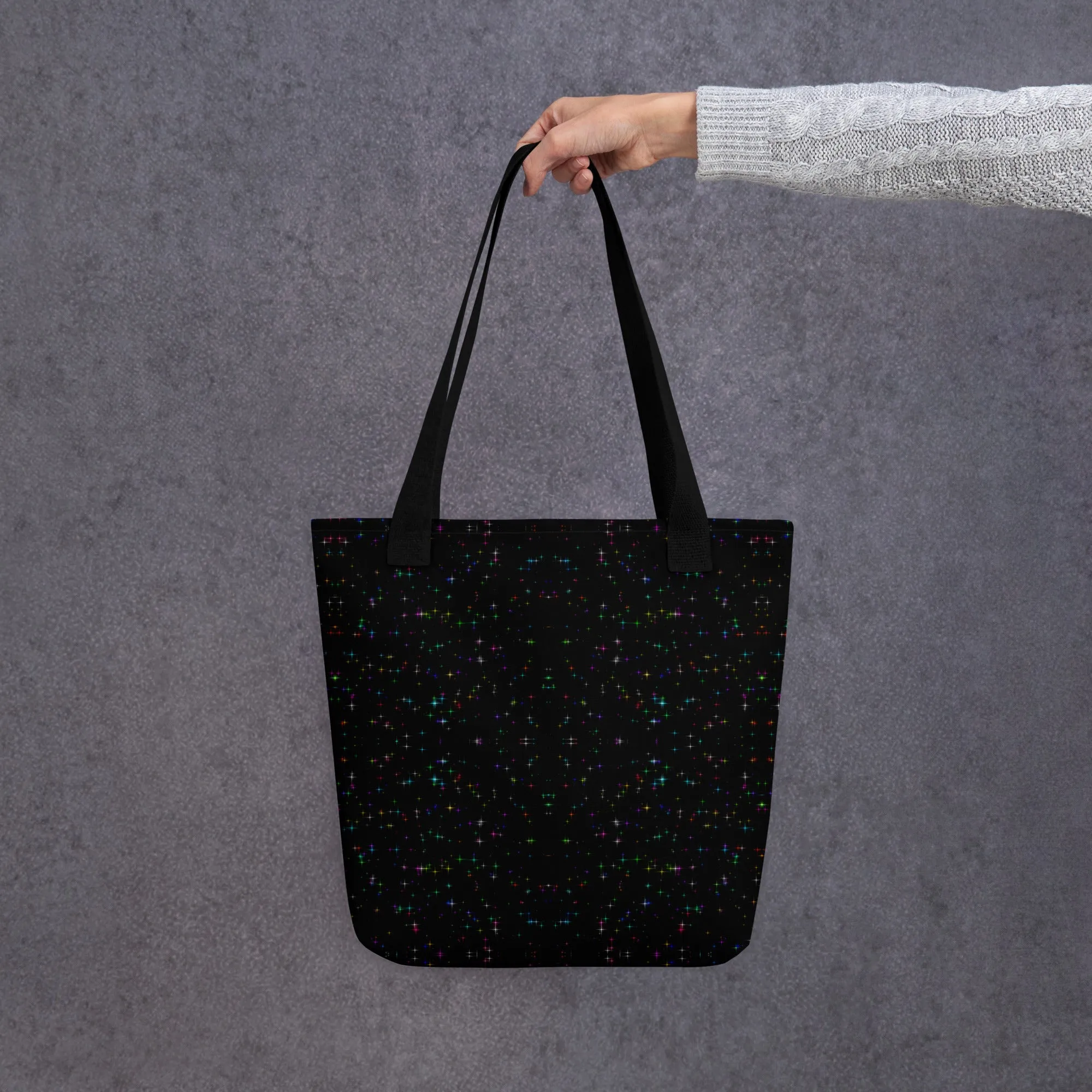 Starry Night Mandala Sky All Over Print Tote Bag