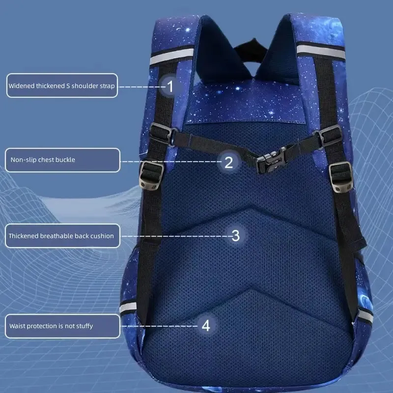 Starry Sky Kid's School Bag