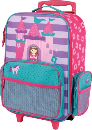 Stephen Joseph Kids' Classic Rolling Luggage, Princess/Castle, One Size