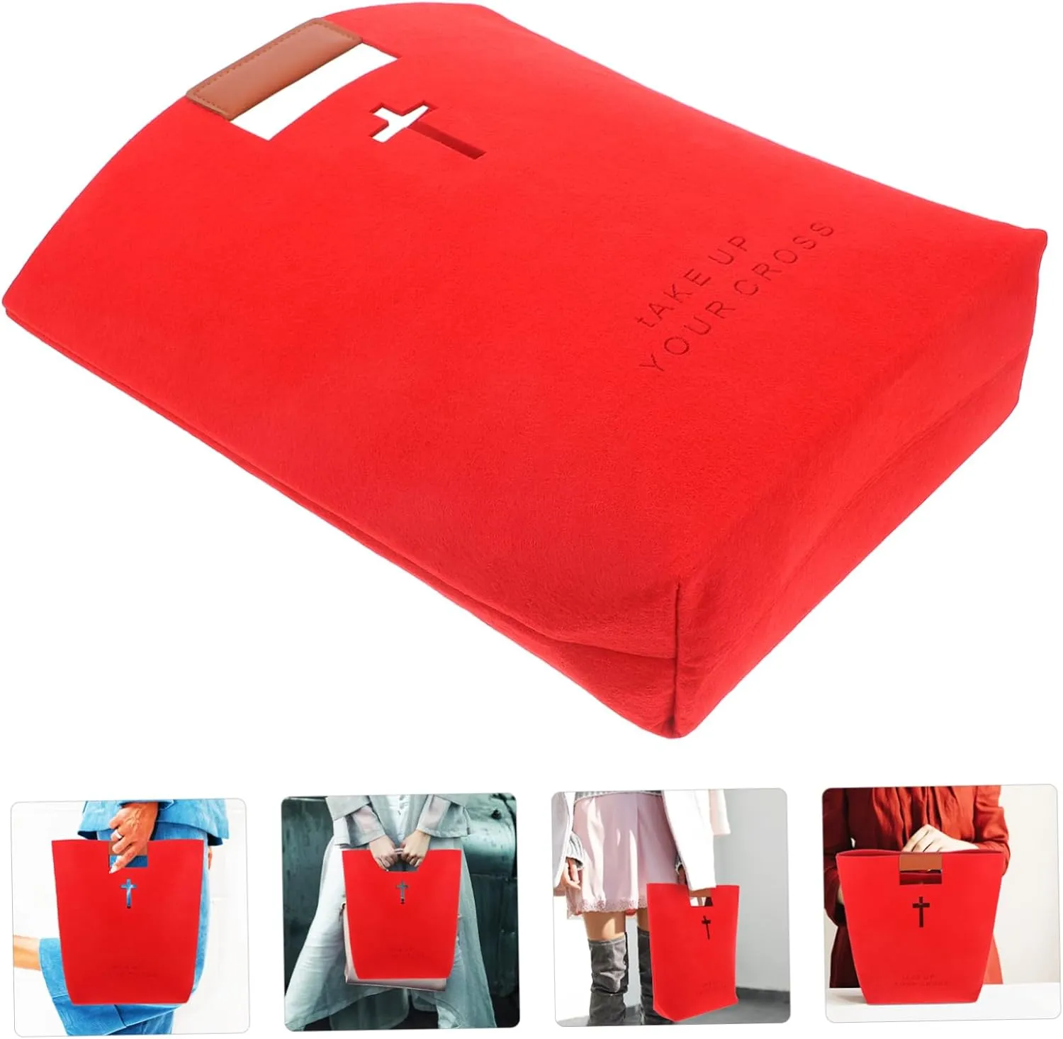Storage Bag Multi-function Tote Bag Bible Bag for Ladies Bag for Bible Felt Bible Bag Bible Organizer