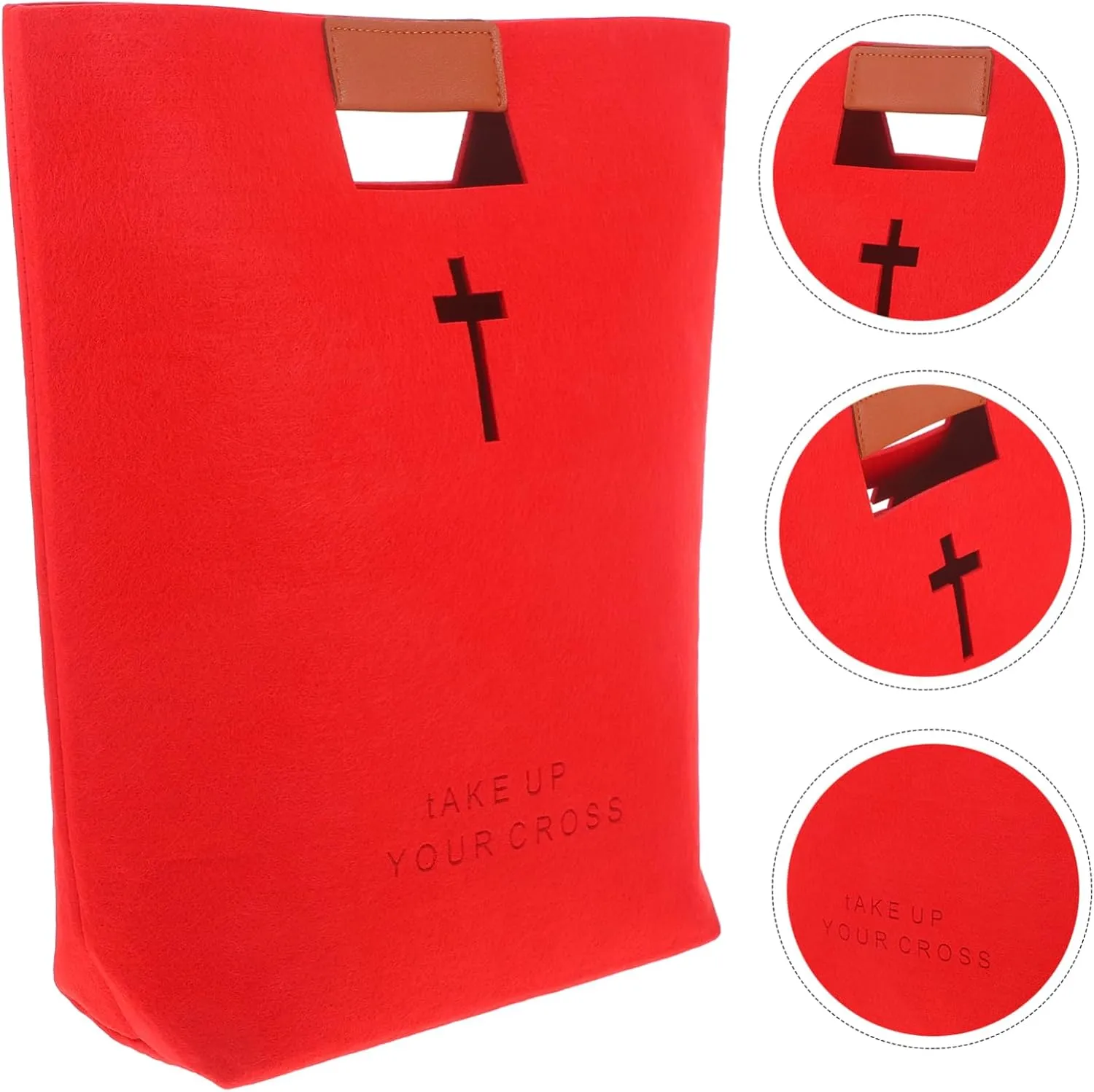 Storage Bag Multi-function Tote Bag Bible Bag for Ladies Bag for Bible Felt Bible Bag Bible Organizer