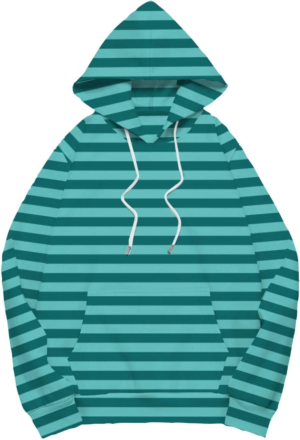 Striped Sweatshirts Women Long Sleeve Drawstring Athletic Hoodies Pullover Sweater Tops Preppy Clothes Fall Outfits