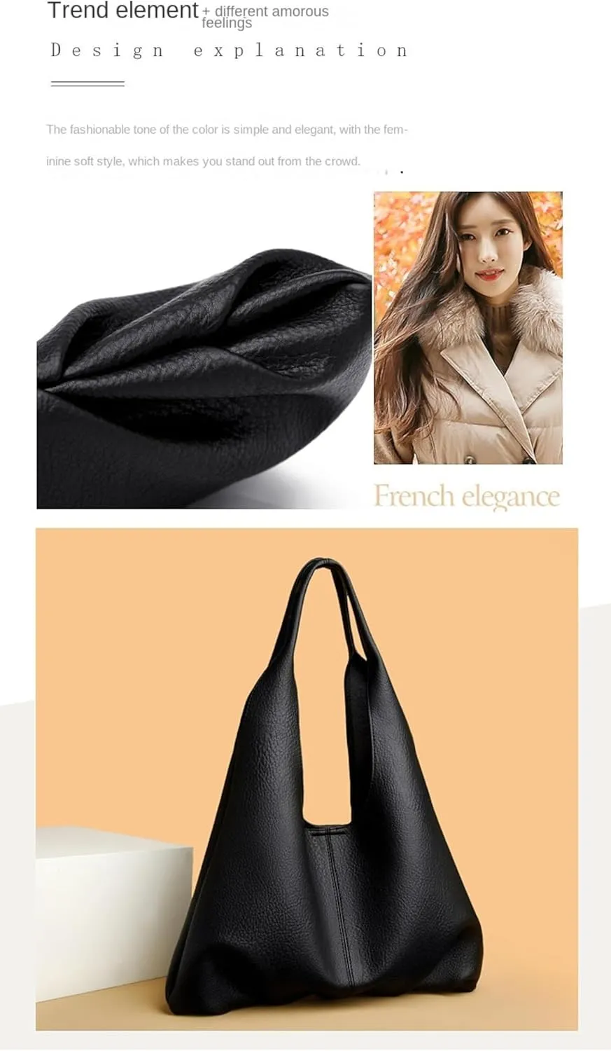 Stylish Shoulder Bag, Simple Commuter Casual Sub Shoulder Bag, Suitable For Work, Shopping And Party. brown
