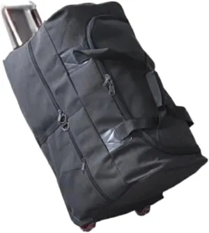Super Large Capacity Trolley Travel Bag International Study Abroad Long-distance Luggage Lightweight Canvas Trolley Suitcase Bag Luggage Sets(Black,26Inches 650mm)