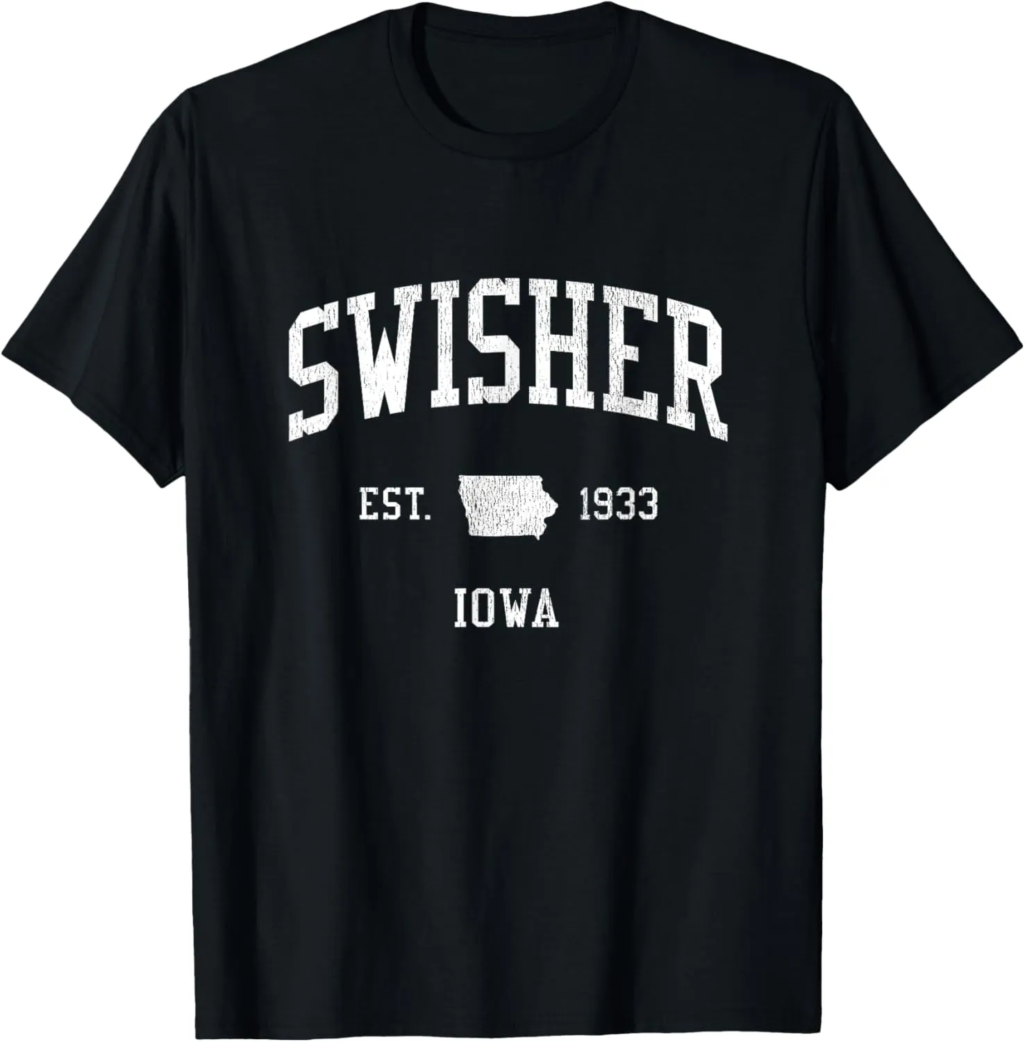Swisher IA Vintage Athletic Sports JS01 T-Shirt