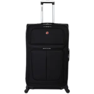 Swissgear 28 Spinner Luggage - Black 4Wheels Expandable (6283202181)