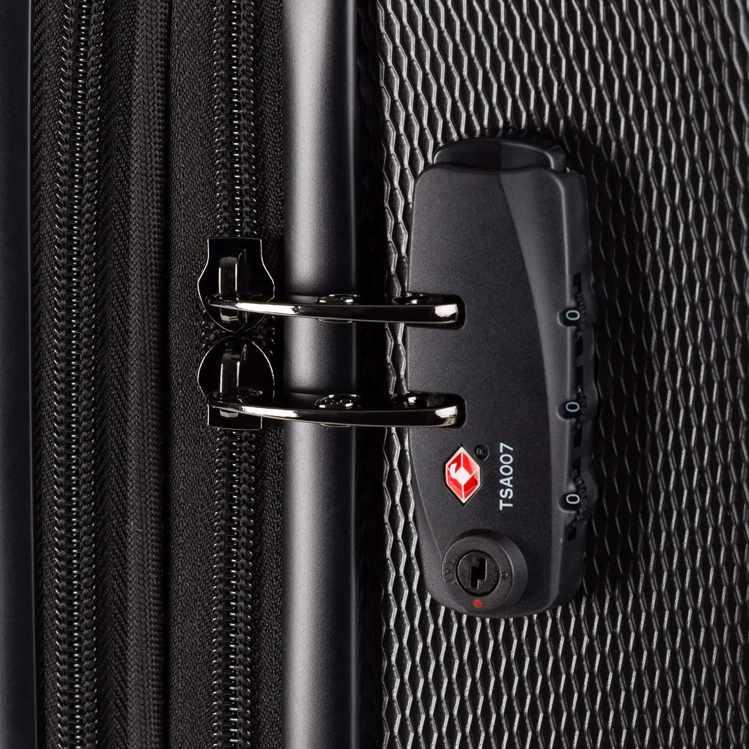 SwissGear 7272 Energie Expandable Hardside Luggage with Spinner Wheels and TSA Lock, Black, Carry-On 19-Inch