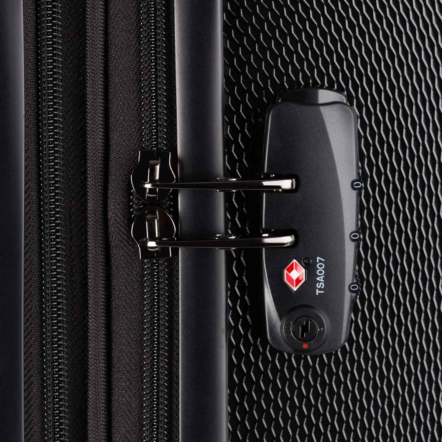 SwissGear 7272 Energie Expandable Hardside Luggage with Spinner Wheels and TSA Lock, Black, Checked-Large 27-Inch