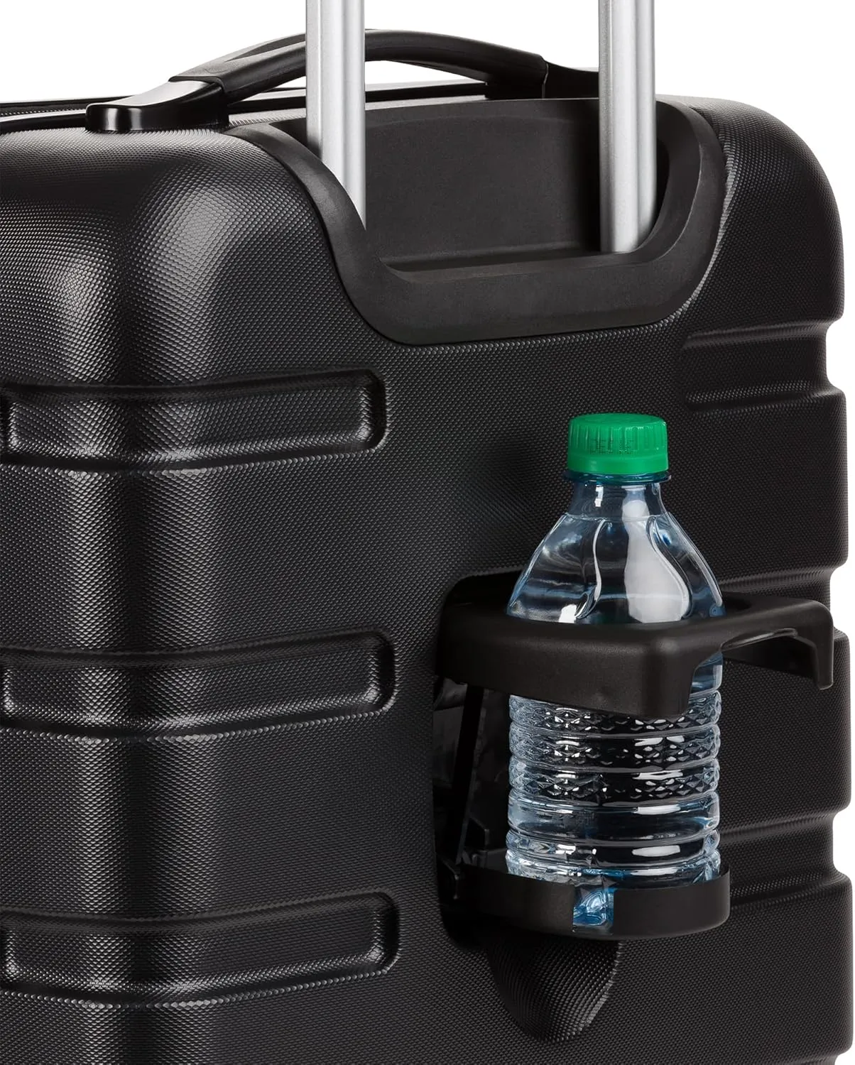 SwissGear 7366 Hardside Expandable Luggage with Spinner Wheels, Black, 3-Piece Set (19/23/27)