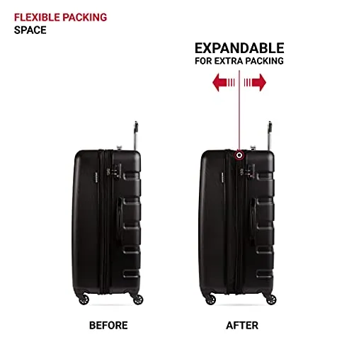 SwissGear 7366 Hardside Expandable Luggage with Spinner Wheels