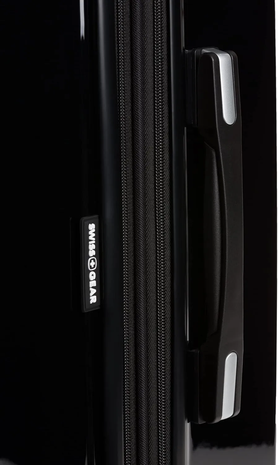 SwissGear 7786 Hardside Expandable Luggage with Spinner Wheels, Black, Checked-Large 27-Inch