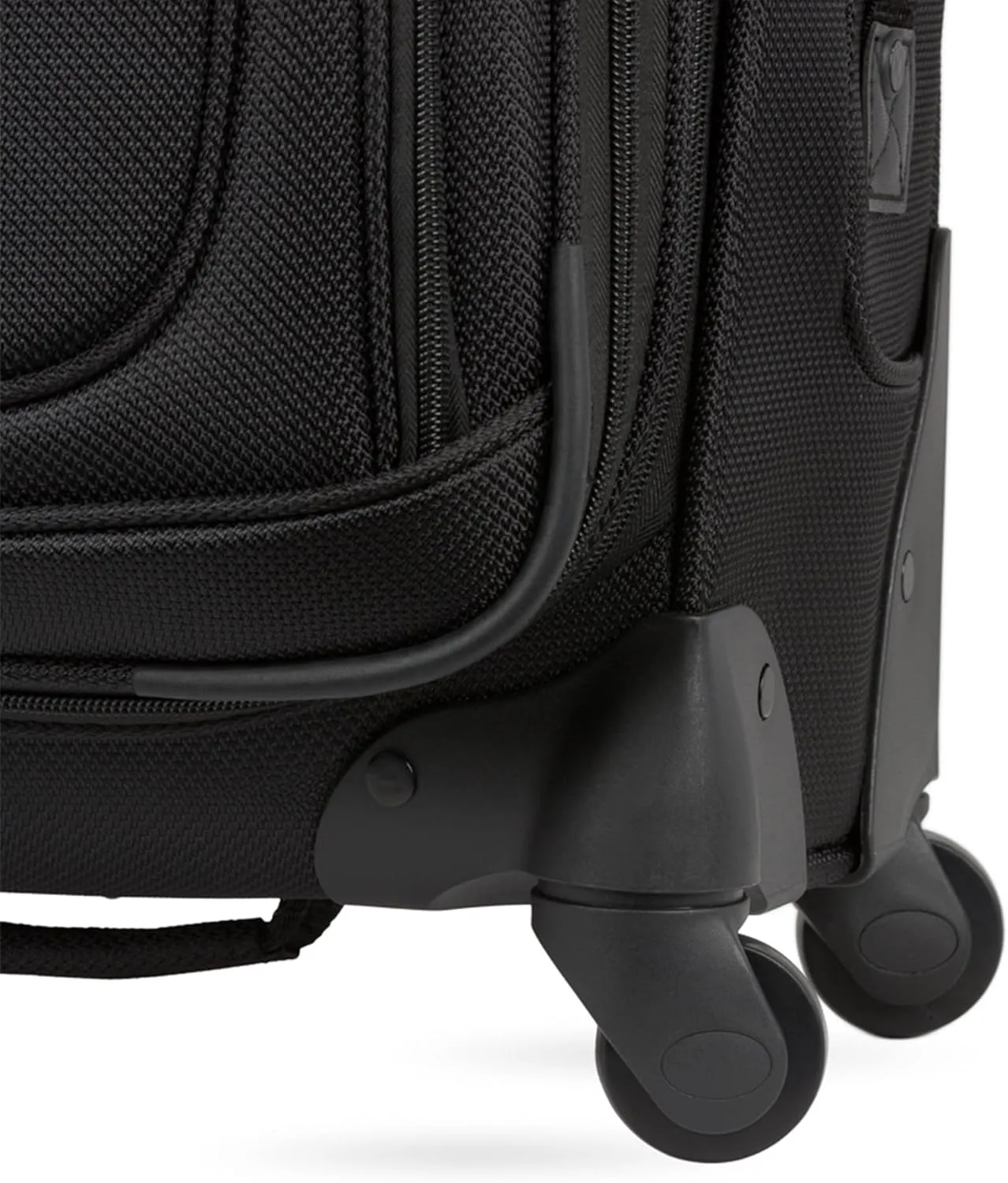 SwissGear Sion Softside Expandable Luggage, Black, Checked-Large 29-Inch