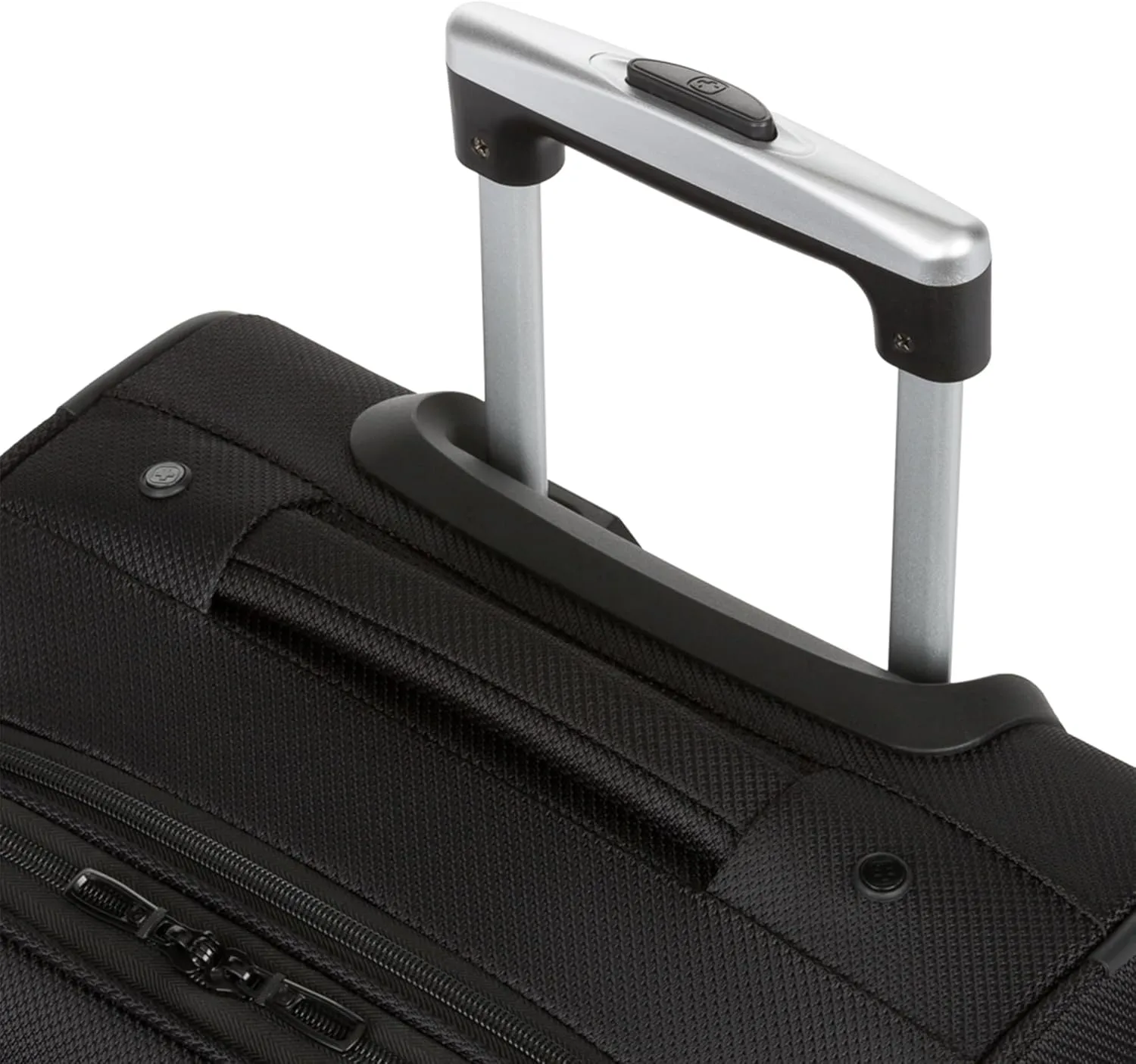 SwissGear Sion Softside Expandable Luggage, Black, Checked-Large 29-Inch