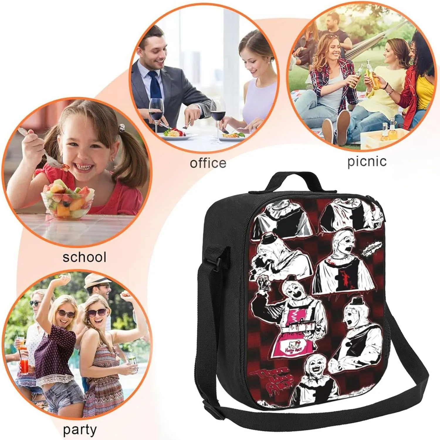 T-Errifier Shopping Bag, Suitable For Work, Picnics, And Daily Travel, Can Be Carried On One Shoulder