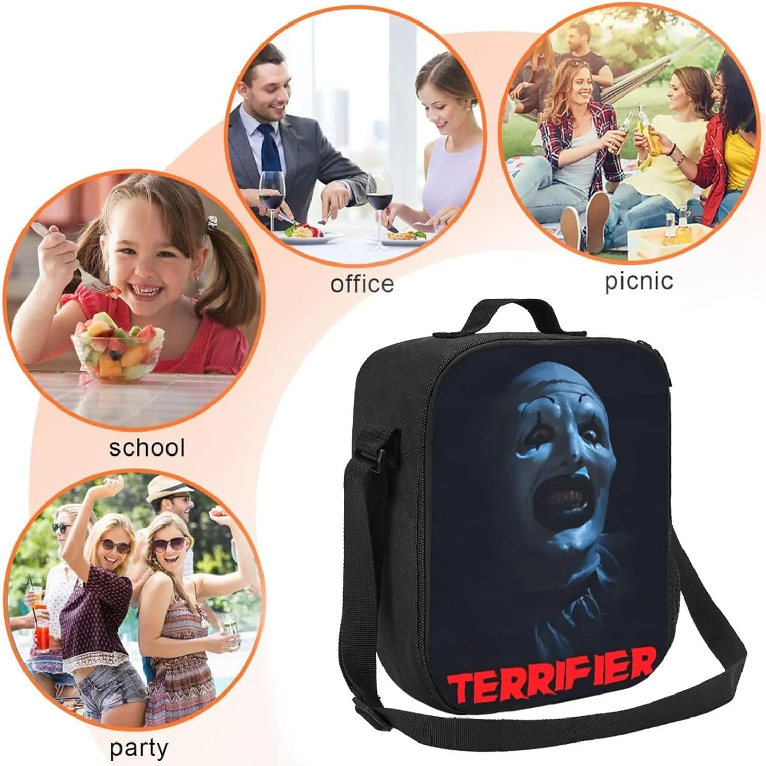 T-Errifier Shopping Bag, Suitable For Work, Picnics, And Daily Travel, Can Be Carried On One Shoulder