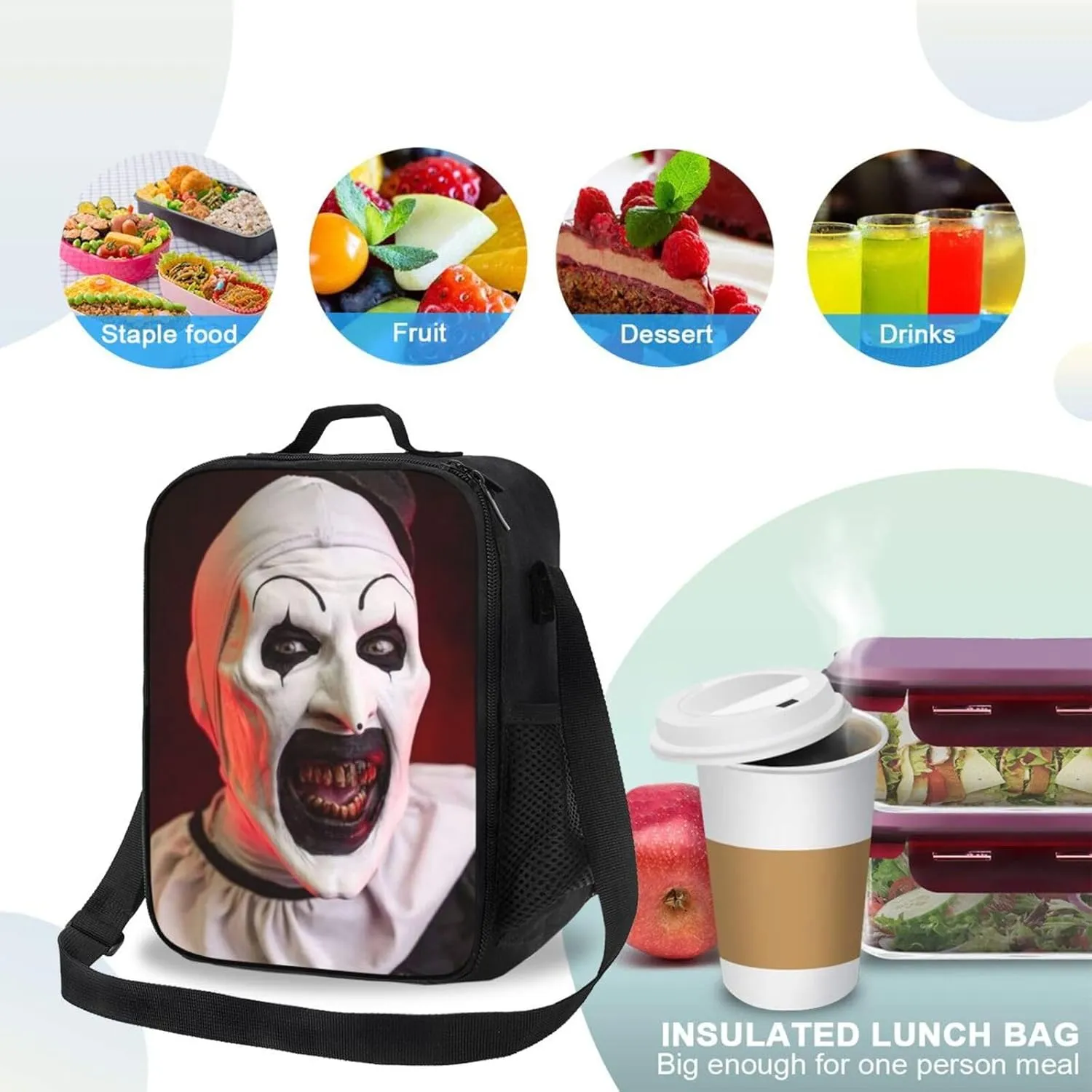 T-Errifier Shopping Bag, Suitable For Work, Picnics, And Daily Travel, Can Be Carried On One Shoulder