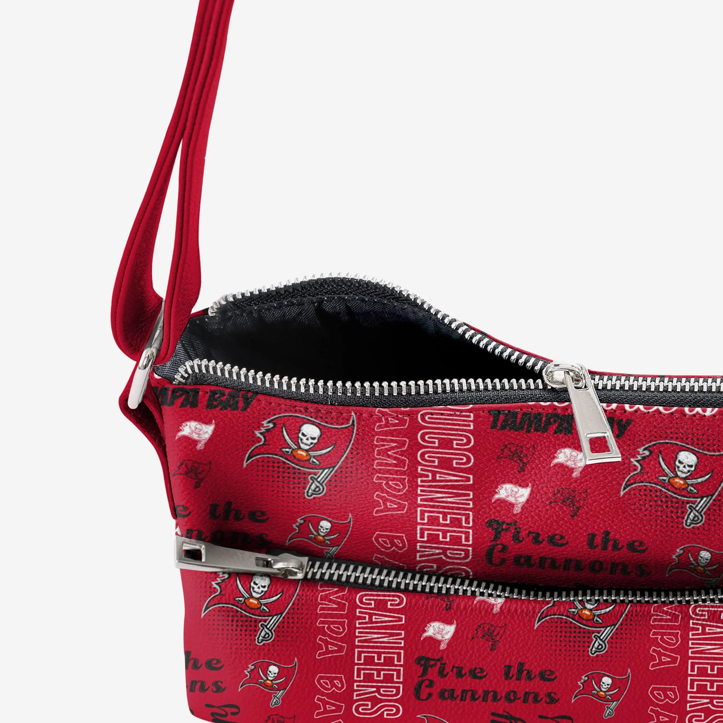Tampa Bay Buccaneers Spirited Style Printed Collection Foldover Tote Bag